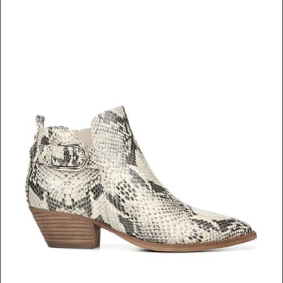 NWOT SAM EDELMAN Neena Snake Leather Booties - Picture 4 of 8